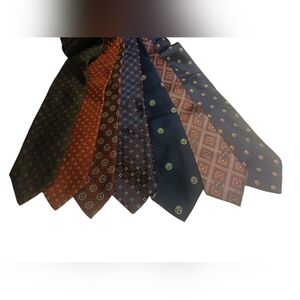 7 Geometric Print Ties Assortment